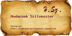 Hudacsek Szilveszter névjegykártya